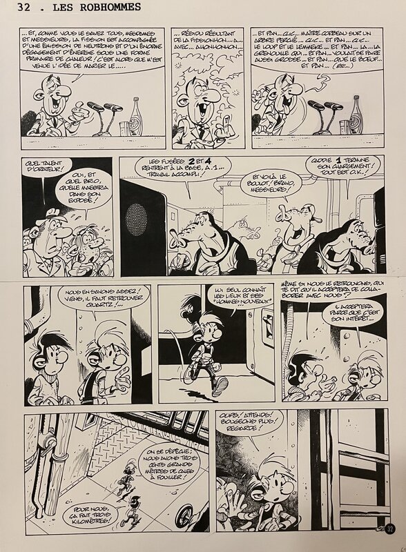 Les Petits Hommes par Pierre Seron - Planche originale