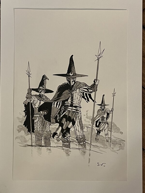 Horacio d'Alba par Nicolas Siner - Illustration originale