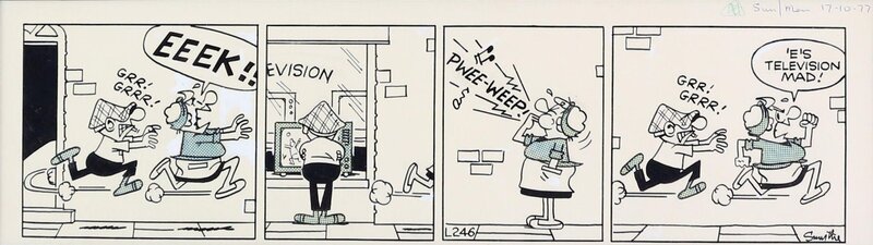Reg Smythe, Andy Capp daily 1977 (L246) - Comic Strip