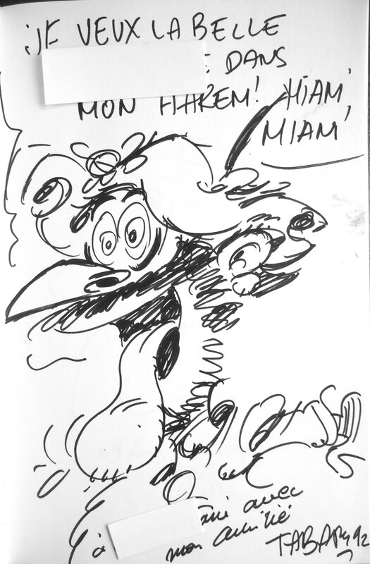 Livre d'or ( 51 ) by Jean Tabary - Sketch
