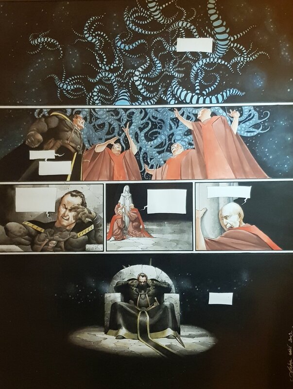 Le fleau des Dieux par Aleksa Gajic - Planche originale