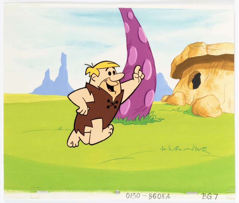 Hanna & Barbera, Les Pierrafeu, Barney Laroche, cellulo de production et 