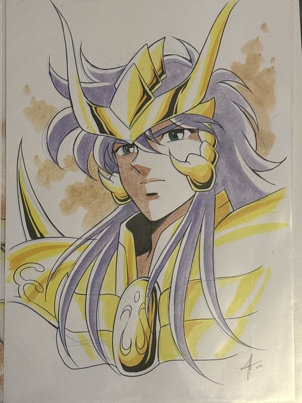 Jérôme Alquié, Saint seiya time odyssey illustration milo - Comic Strip