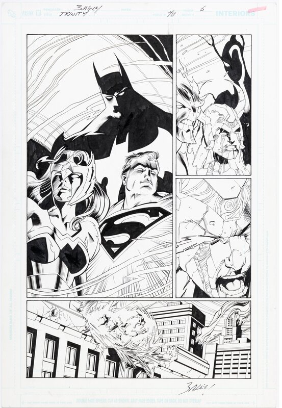Trinity #40, page 6 by Mark Bagley, Art Thibert - Original Illustration