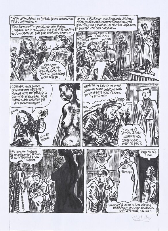Blutch, Blotch - Le modèle vivant - Comic Strip