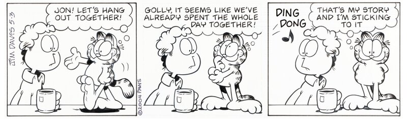 Jim Davis, Garfield daily, May 3 2004 - Comic Strip