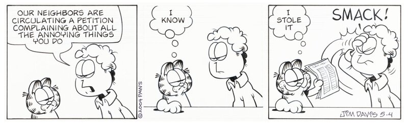 Jim Davis, Garfield daily, May 4 2004 - Comic Strip