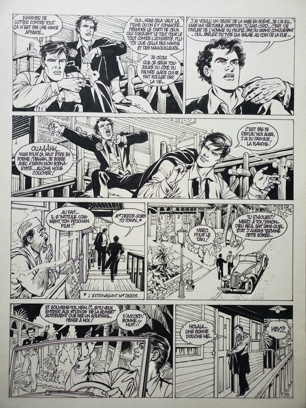 Jean-Yves Mitton, DE SILENCE ET DE SANG   T6 OMERTA - Planche originale
