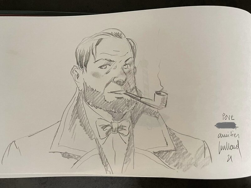 Blake et Mortimer by André Juillard - Sketch