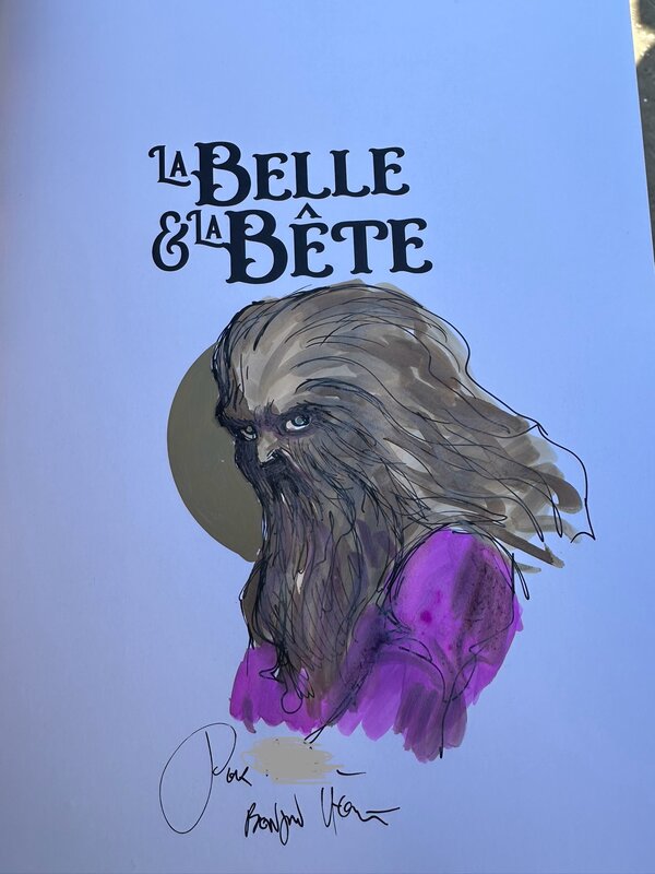 La belle et la bête par Benjamin Lacombe - Dédicace