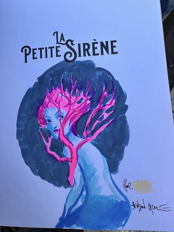 La petite sirène par Benjamin Lacombe - Dédicace
