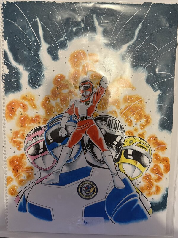 Turbo rangers par Yatsude saburo - Illustration originale