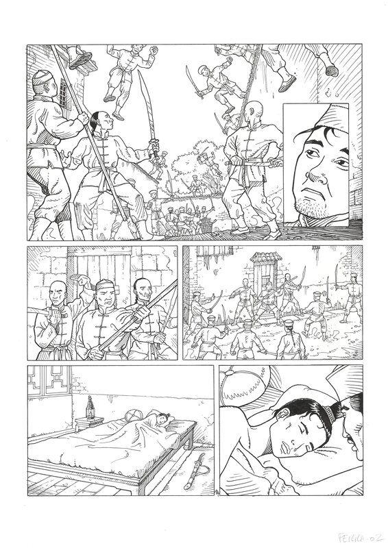 Olivier Ferra, Philippe Chanoinat, Docteur Wong - Planche 14 - Comic Strip