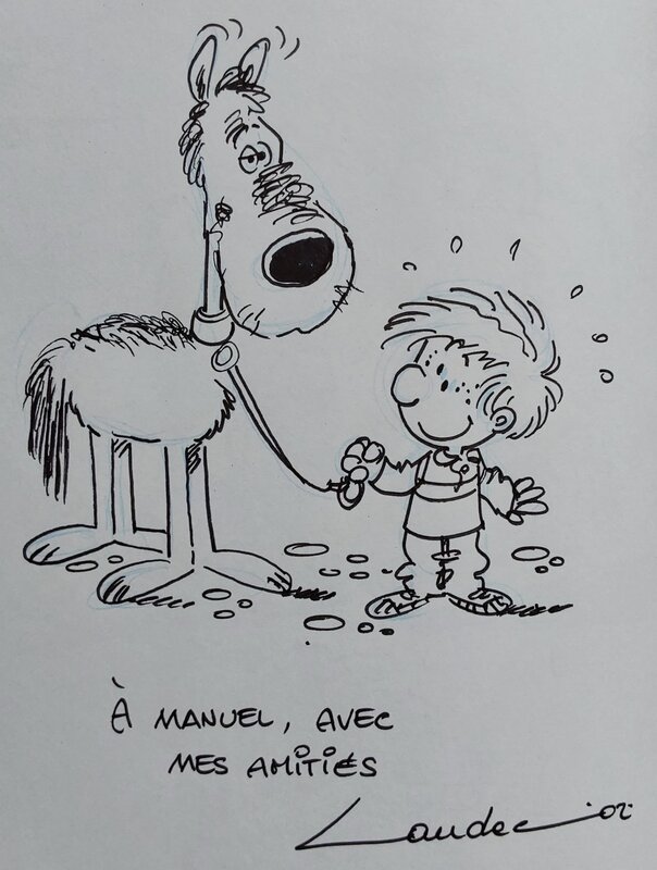 Laudec, Cédric : Cygne d’étang - Dédicace