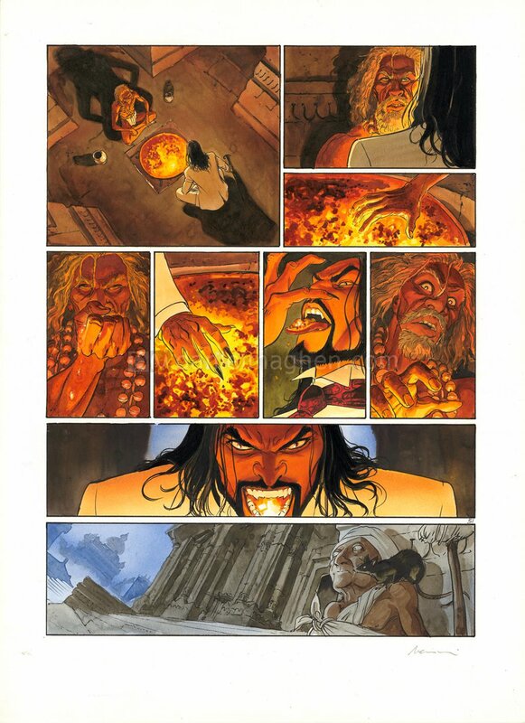 Enrico Marini, Rapaces T03 planche 51 - Planche originale