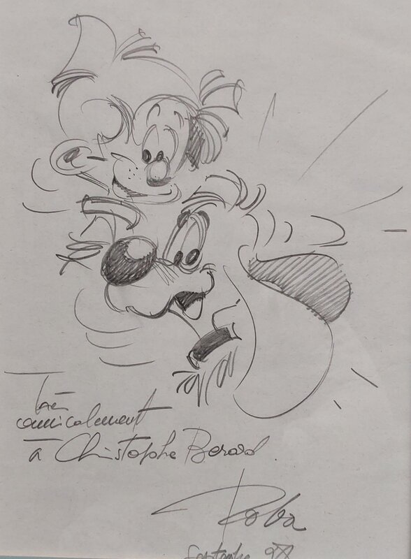 Boule et Bill par Jean Roba - Dédicace