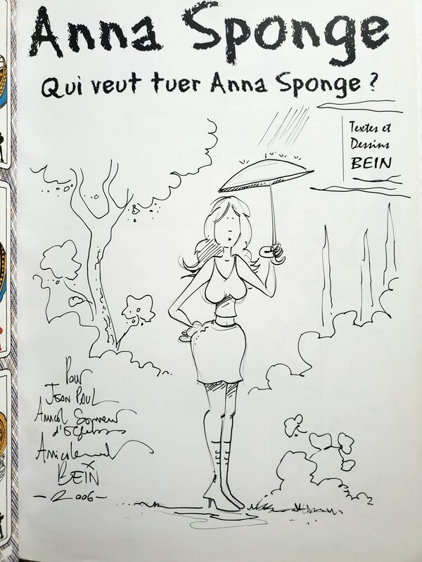 Stéphane Bein, ANNA SPONGE   T4 QUI VEUT TUER ANNA SPONGE ? - Dédicace