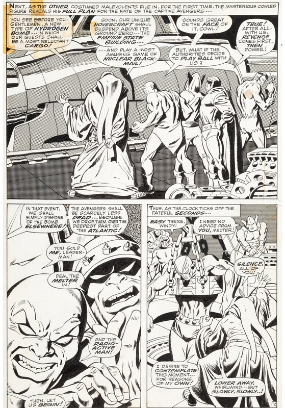 Avengers 55 Page 7 by John Buscema, George Klein - Comic Strip