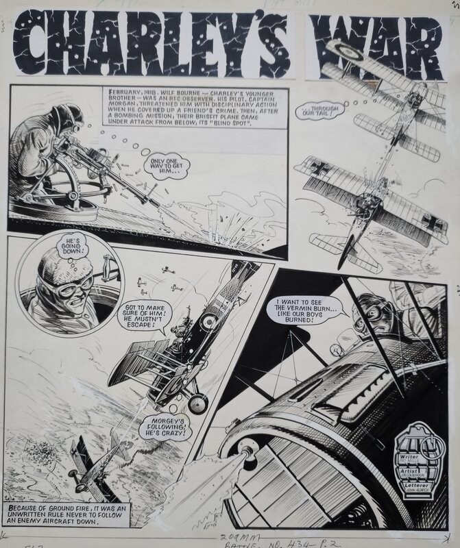 Charley's War by Joe Colquhoun, Pat Mills - Comic Strip