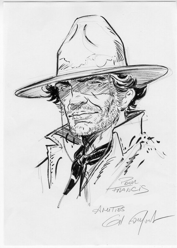Dédicace BLUEBERRY by Gil Formosa - Sketch