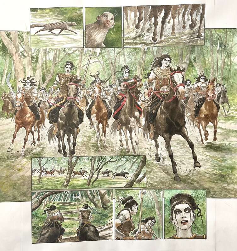 LAURA ZUCCHERI : planche 39 de l’album Kamasutra - De chair et de sang - Planche originale