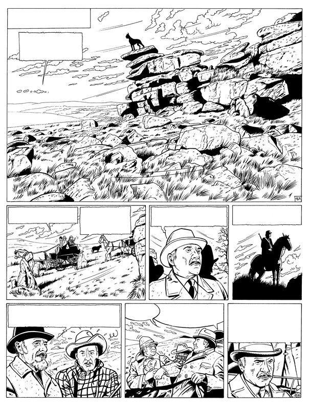 En vente - Marniquet Frederic, Fabien Rypert, Planche Sherlock Holmes : Le chien des Baskerville - Planche originale