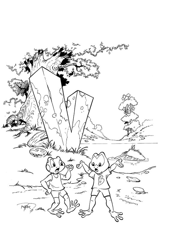 En vente - Projet Couv 10 par Fabien Rypert - Planche originale