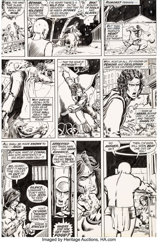 Conan 11 Page 8 par Barry Windsor-Smith, Sal Buscema - Planche originale