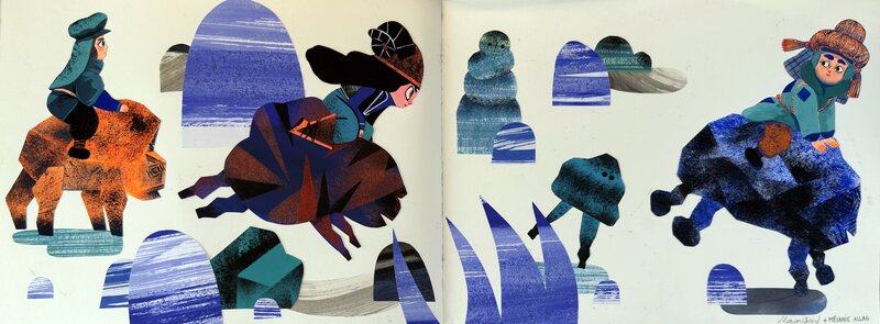A l'aventure par Lilidoll, Mélanie Allag - Illustration originale