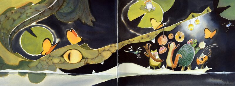 Bal aquatique by Camille André, Seth Boyden - Original Illustration