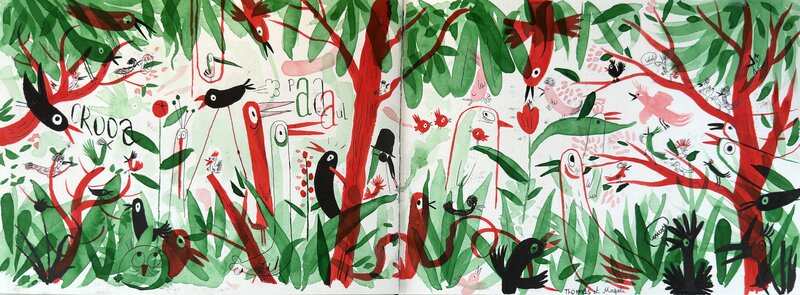 Capharnaüm by thomas Baas, Magali Le Huche - Original Illustration