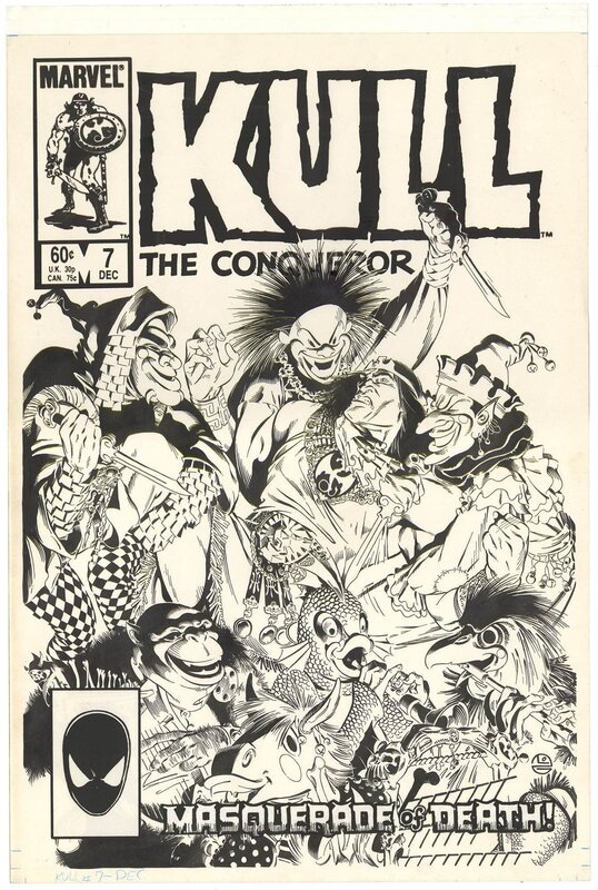 For sale - Michael Golden, Kull, The Conqueror #7 Cover (Extra-Large Art) - Original Cover