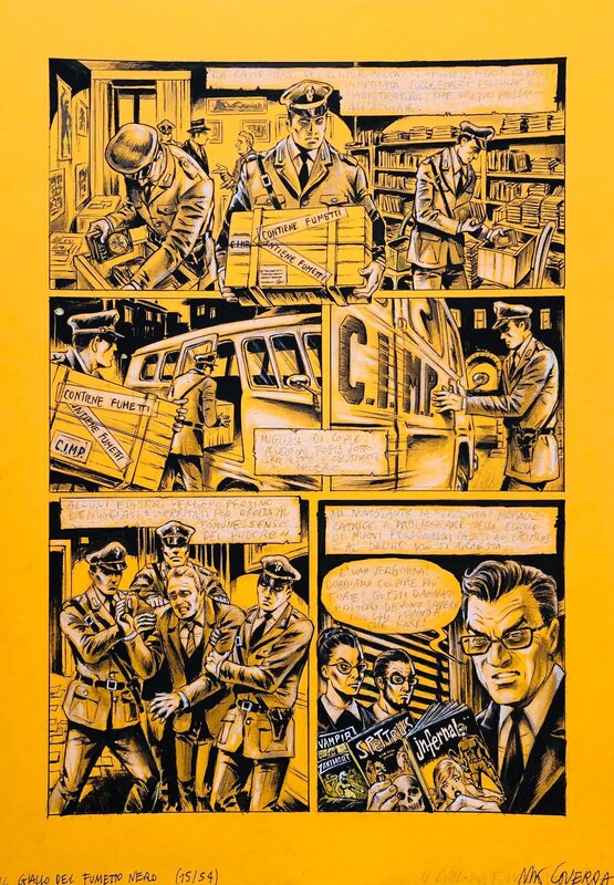Nik Guerra, Planche originale n° 15 - Comic Strip