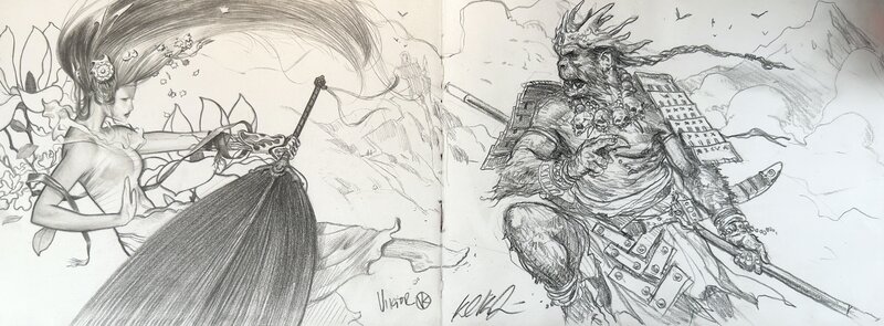 Confrontation by Viktor Kalvachev, Karl Kopinski - Original Illustration