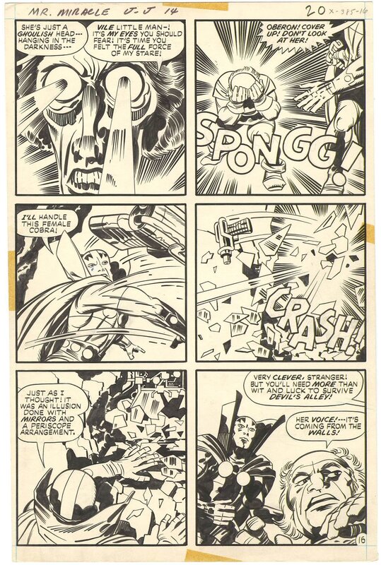 For sale - Jack Kirby, Mike Royer, Mister Miracle #14 p16 - Comic Strip
