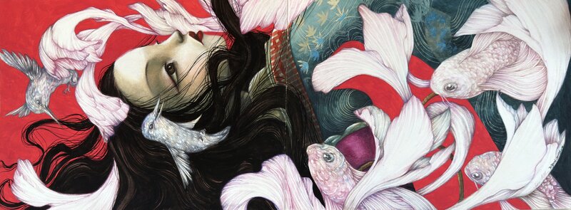 Carpe Diem by Benjamin Lacombe, Marco mazzoni - Original Illustration