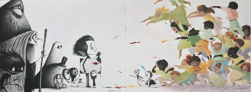 Solitude by Sébastien Mesnard, Céline Gobinet - Original Illustration