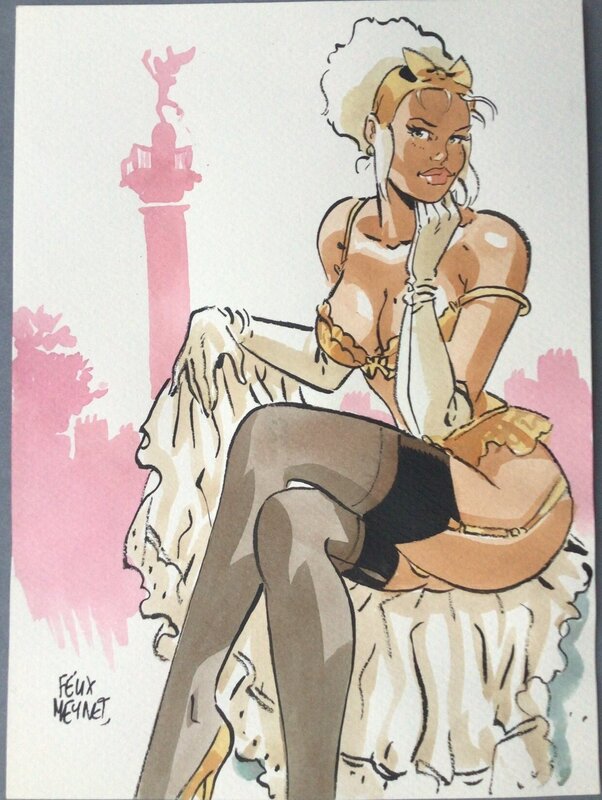 Félix Meynet, Mirabelle coquine à Paris - Comic Strip