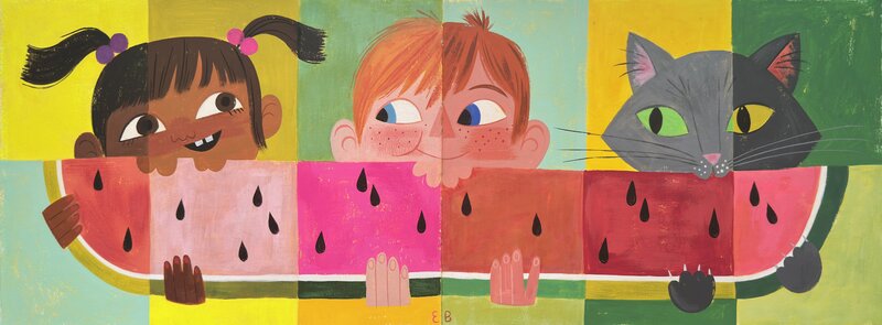 Gourmandise par Ellen Surrey, Brigette Barrager - Illustration originale