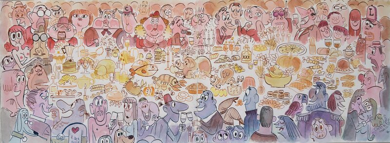 Réunion de famille par Chris Sasaki, Thomas Louis - Illustration originale