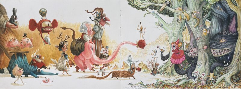 La parade par Clement Lefèvre, Lionel Richerand - Illustration originale