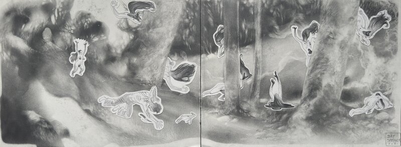 Promenons nous by Benoît Springer, Alexandre Day - Original Illustration
