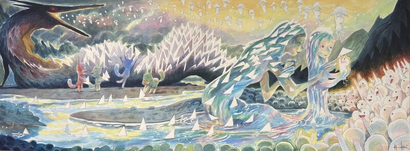 Symbiose by Uwe Heidschotter, Kei Acedera - Original Illustration