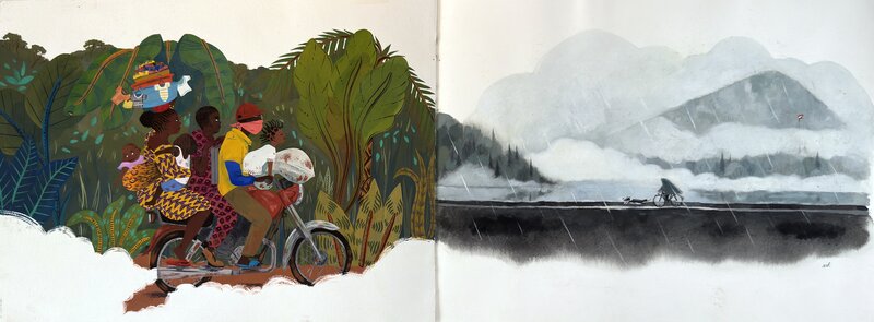 Voyage par Alexandra Huard, Nathalie Ragondet - Illustration originale