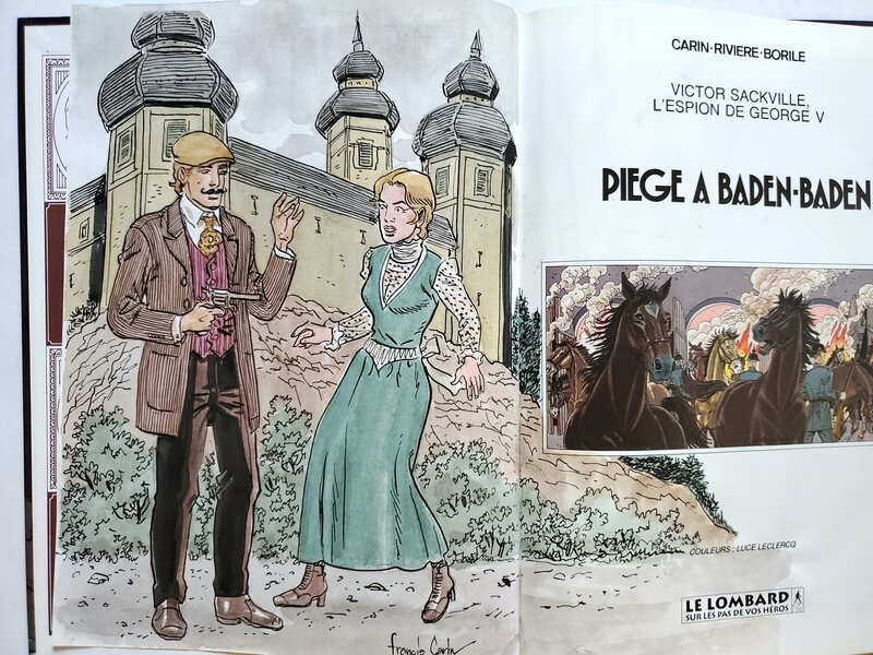 Francis Carin, VICTOT SACKVILLE   T11 PIEGE A BADEN-BADEN - Sketch