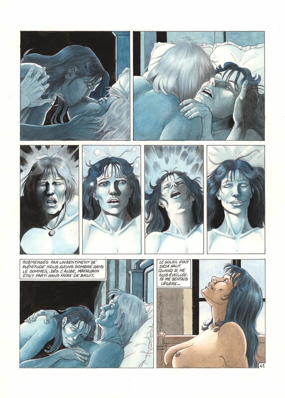 En vente - Rosa - Les hommes par François Dermaut - Planche originale