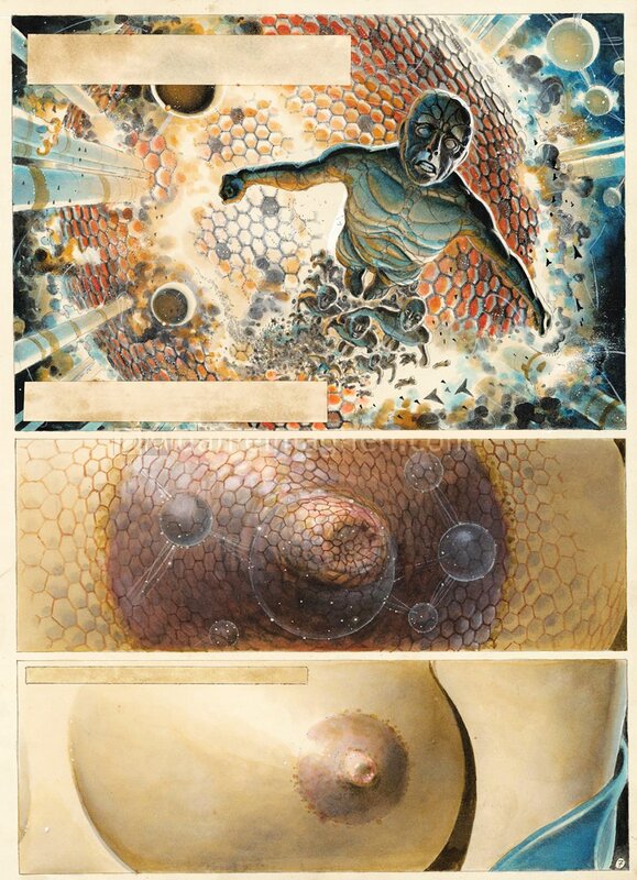 Juan Giménez, zona 84 • LAS FABRICAS • p07 - Planche originale