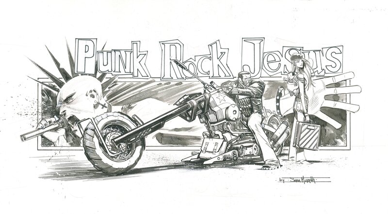 Sean Murphy, Punk Rock Jesus - Illustration - Illustration originale