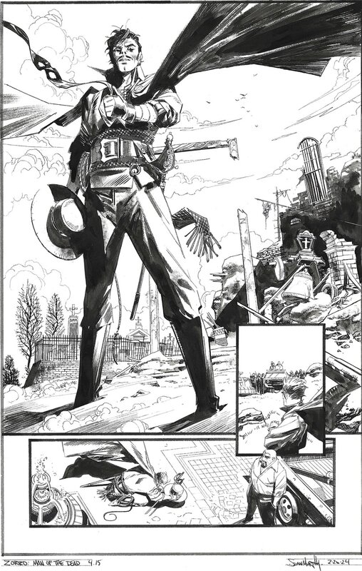 For sale - Sean Murphy, Zorro : man of the dead 4 page 15 - Comic Strip