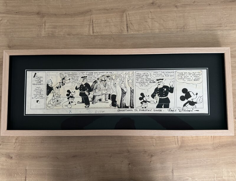 Floyd Gottfredson, Walt Disney, Ted Thwaites, Mickey et les 7 fantômes - Comic Strip